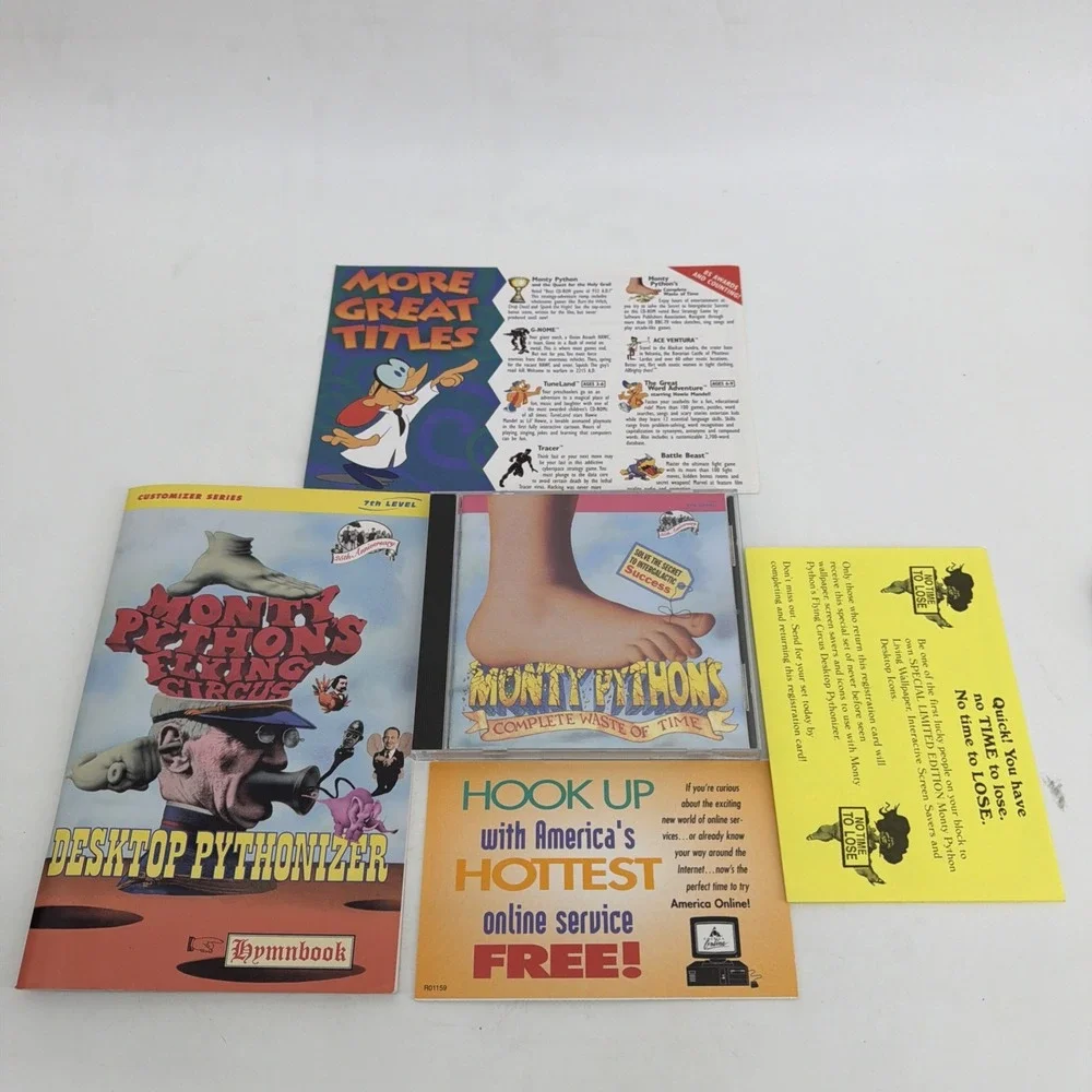 1995 Monty Python's Complete Waste of Time (PC, USA) 7th Level Big Box DOS